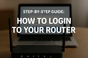 how to login to your router