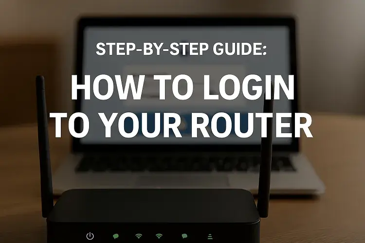how to login to your router