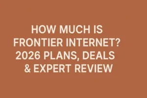 how much is frontier internet​