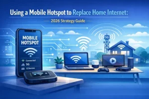 replace home internet with hotspot