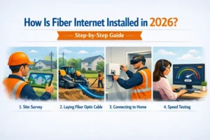 How is Fiber Internet Installed