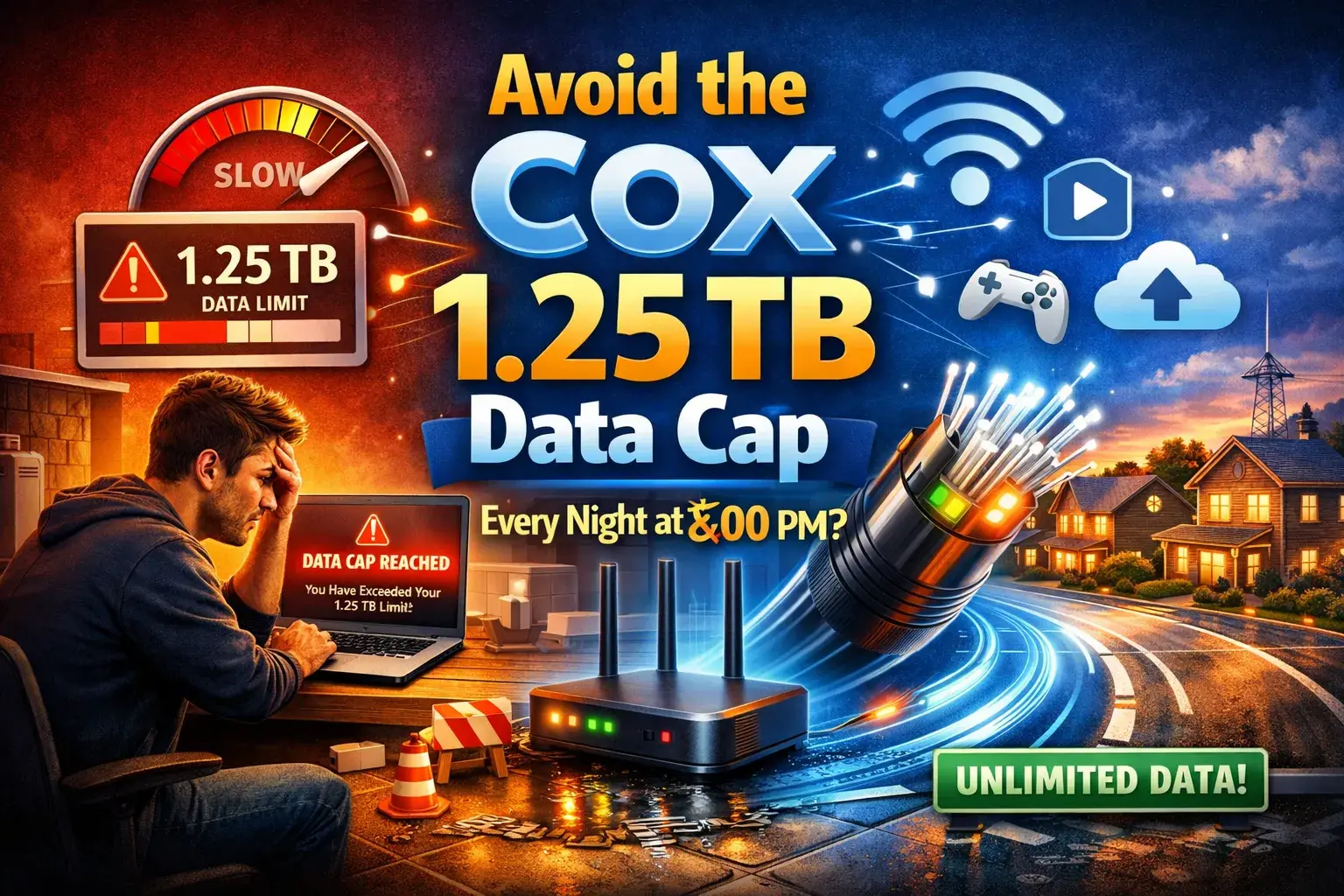 How to Avoid the Cox 1.25 TB Data Cap (Without Paying the $50 Fee)