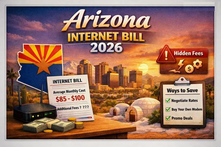 What is the Average Internet Bill in Arizona? (2026 Cost Guide & Hidden Fees)