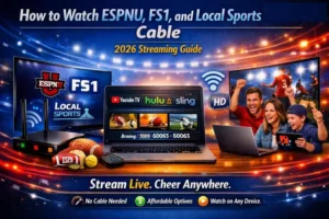 how to watch espnu without cable
