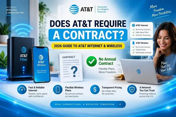Does AT&T Require a Contract? (2026 Guide to AT&T Internet & Wireless)